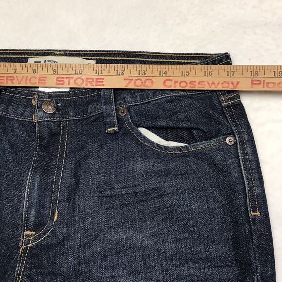 Vintage 90s GAP Low Rise Boot Jeans Women 10 Ankle (34x30) Dark Wash Blue Denim - Picture 13 of 16